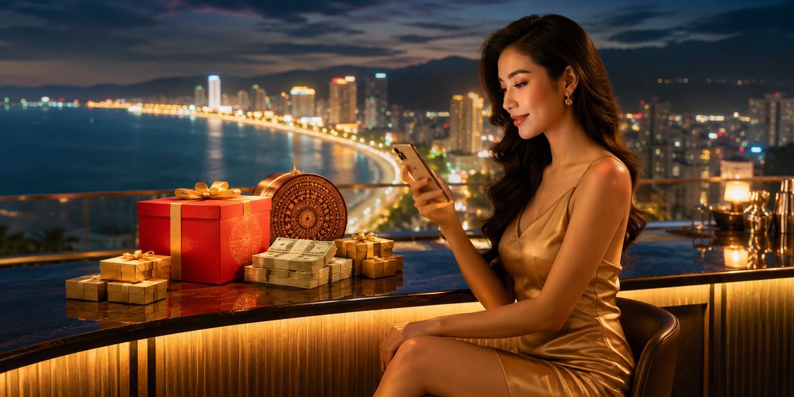 Người dùng tại Quy Nhơn truy cập tài khoản casino di động trên điện thoại